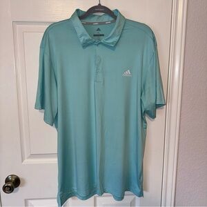 NWOT Men’s Adidas Polo Shirt XL Clear Mint Golf Golfer Casual Mens